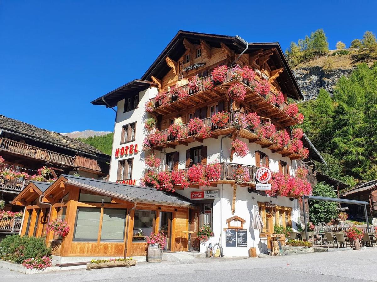 Hotel Dents De Veisivi Haudères Exterior foto